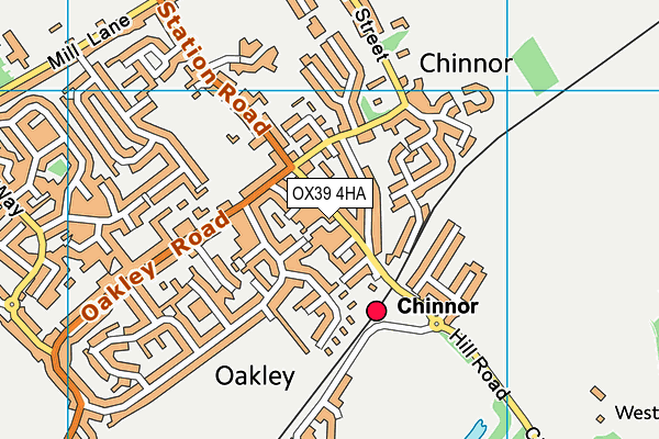 OX39 4HA map - OS VectorMap District (Ordnance Survey)