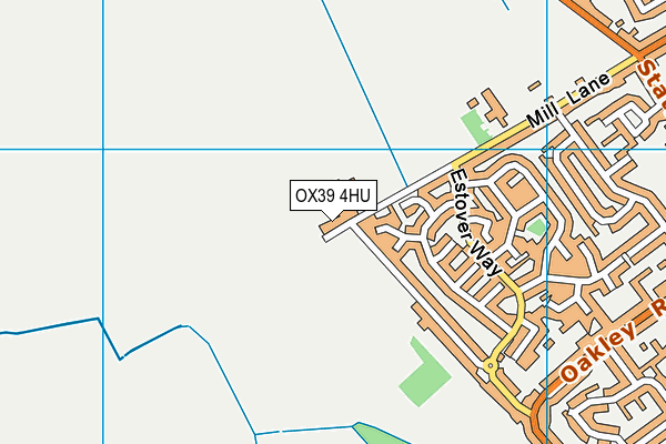 OX39 4HU map - OS VectorMap District (Ordnance Survey)