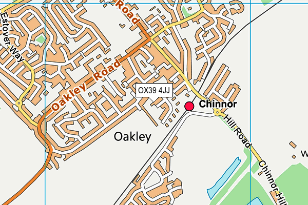 OX39 4JJ map - OS VectorMap District (Ordnance Survey)