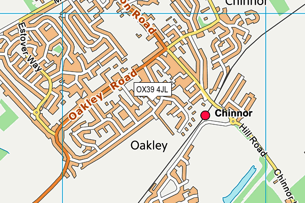 OX39 4JL map - OS VectorMap District (Ordnance Survey)