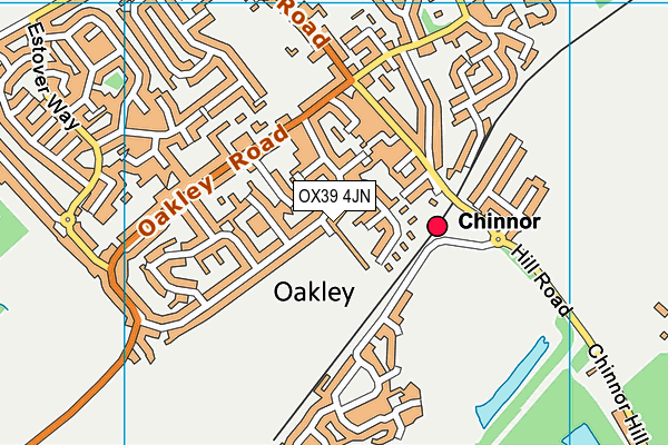 OX39 4JN map - OS VectorMap District (Ordnance Survey)