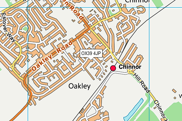 OX39 4JP map - OS VectorMap District (Ordnance Survey)