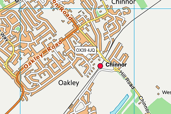 OX39 4JQ map - OS VectorMap District (Ordnance Survey)