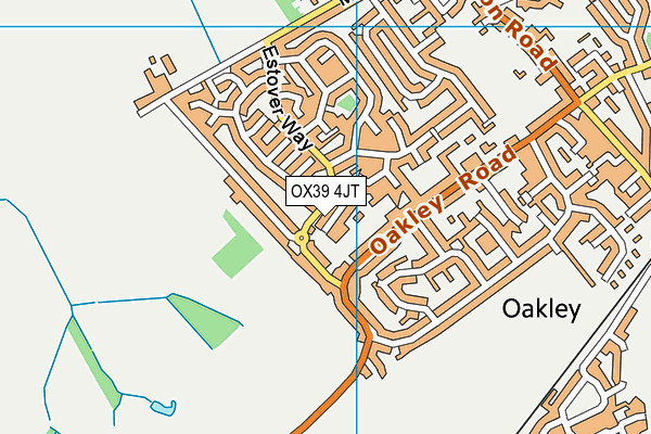 OX39 4JT map - OS VectorMap District (Ordnance Survey)