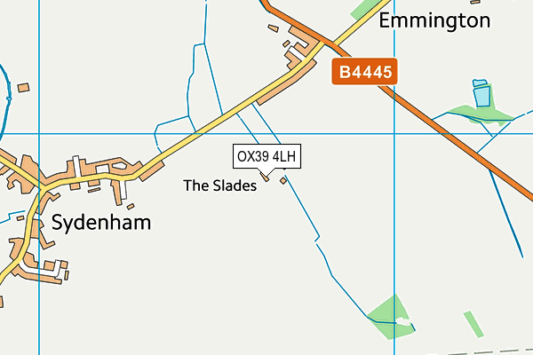 OX39 4LH map - OS VectorMap District (Ordnance Survey)