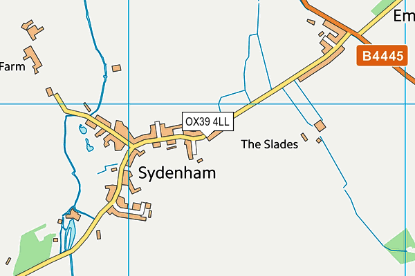 OX39 4LL map - OS VectorMap District (Ordnance Survey)