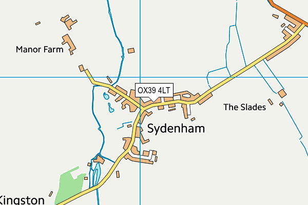 OX39 4LT map - OS VectorMap District (Ordnance Survey)