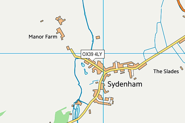 OX39 4LY map - OS VectorMap District (Ordnance Survey)