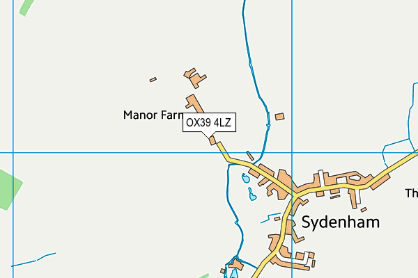 OX39 4LZ map - OS VectorMap District (Ordnance Survey)