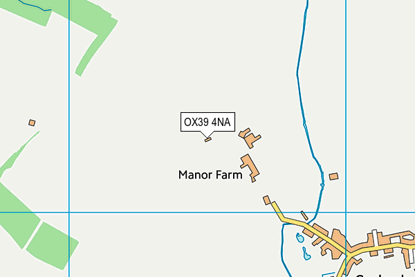 OX39 4NA map - OS VectorMap District (Ordnance Survey)