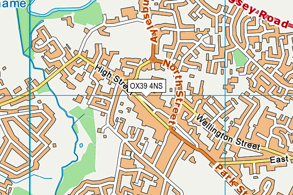 OX39 4NS map - OS VectorMap District (Ordnance Survey)