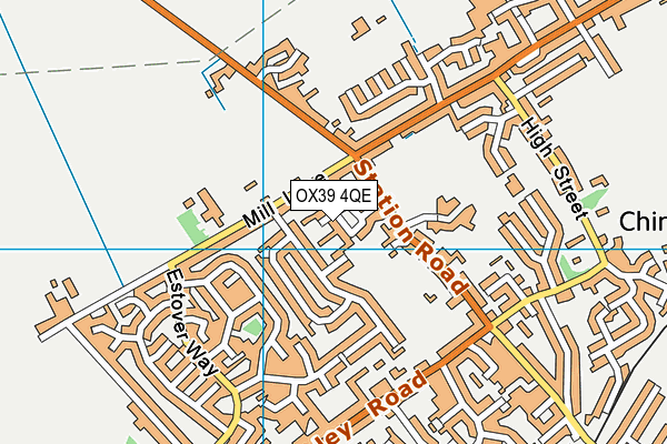 OX39 4QE map - OS VectorMap District (Ordnance Survey)