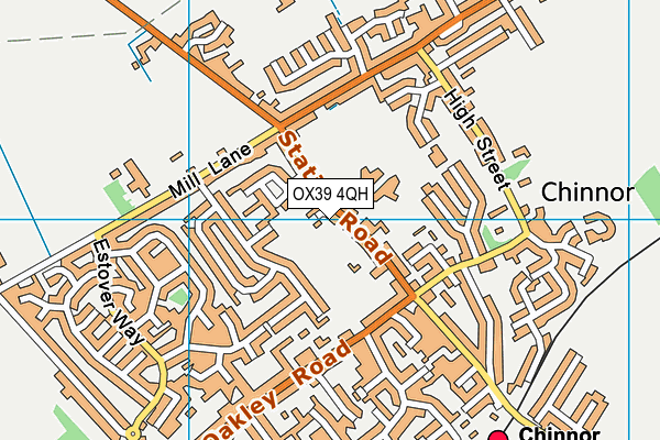 OX39 4QH map - OS VectorMap District (Ordnance Survey)