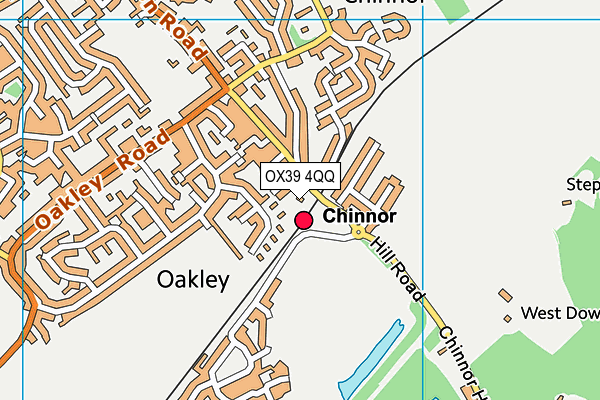 OX39 4QQ map - OS VectorMap District (Ordnance Survey)