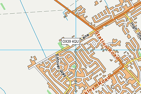 OX39 4QU map - OS VectorMap District (Ordnance Survey)