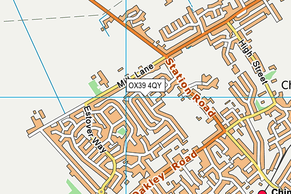 OX39 4QY map - OS VectorMap District (Ordnance Survey)