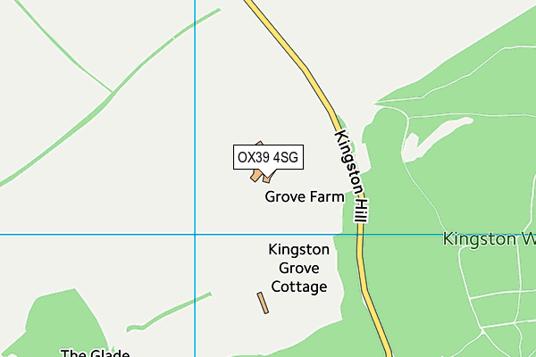 OX39 4SG map - OS VectorMap District (Ordnance Survey)