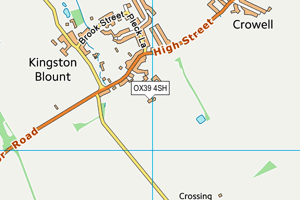 OX39 4SH map - OS VectorMap District (Ordnance Survey)