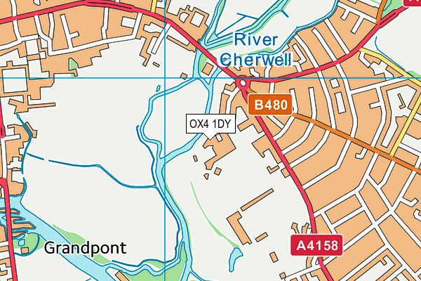 Magdalen College School Field map (OX4 1DY) - OS VectorMap District (Ordnance Survey)