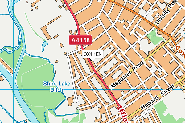 OX4 1EN map - OS VectorMap District (Ordnance Survey)