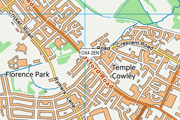 OX4 2EN map - OS VectorMap District (Ordnance Survey)