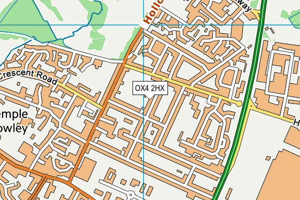 OX4 2HX map - OS VectorMap District (Ordnance Survey)