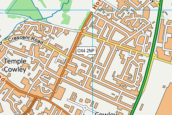 OX4 2NP map - OS VectorMap District (Ordnance Survey)
