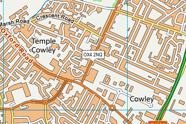 OX4 2NQ map - OS VectorMap District (Ordnance Survey)