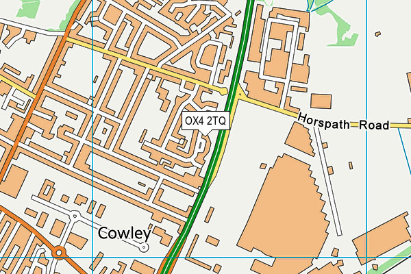 OX4 2TQ map - OS VectorMap District (Ordnance Survey)
