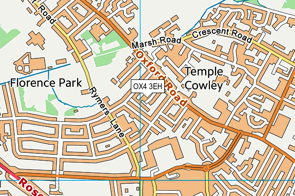 OX4 3EH map - OS VectorMap District (Ordnance Survey)