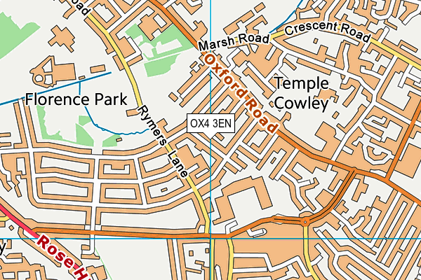 OX4 3EN map - OS VectorMap District (Ordnance Survey)