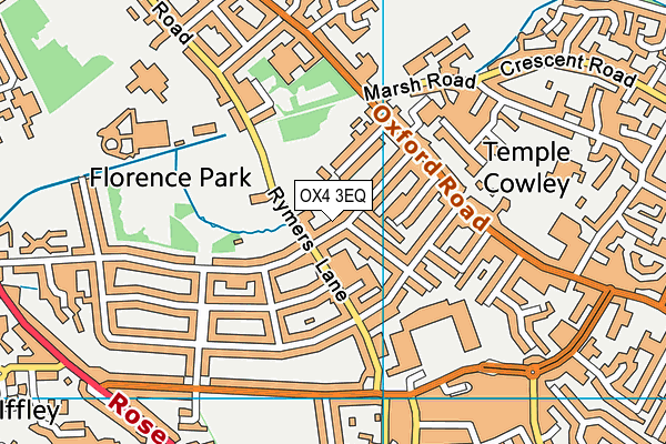 OX4 3EQ map - OS VectorMap District (Ordnance Survey)
