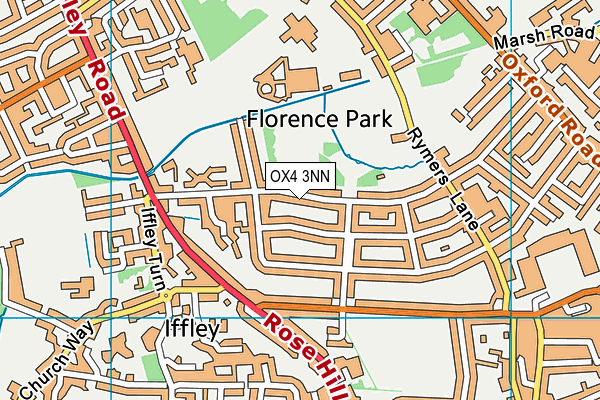 OX4 3NN map - OS VectorMap District (Ordnance Survey)