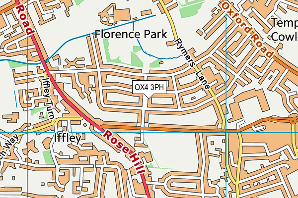 OX4 3PH map - OS VectorMap District (Ordnance Survey)