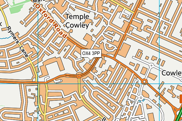 OX4 3PP map - OS VectorMap District (Ordnance Survey)