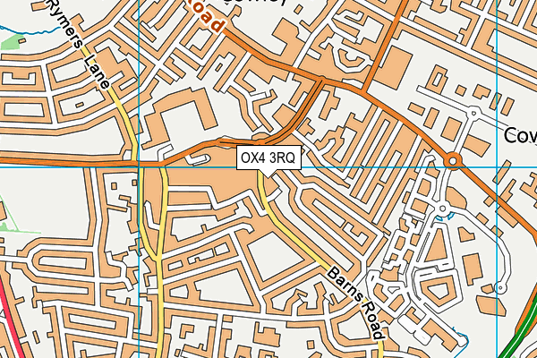 OX4 3RQ map - OS VectorMap District (Ordnance Survey)