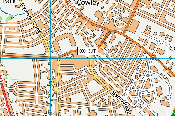 OX4 3UT map - OS VectorMap District (Ordnance Survey)