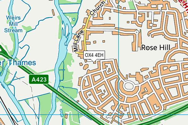 OX4 4EH map - OS VectorMap District (Ordnance Survey)