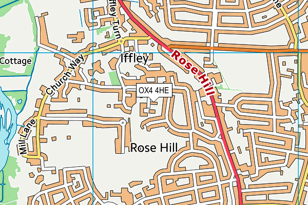 OX4 4HE map - OS VectorMap District (Ordnance Survey)