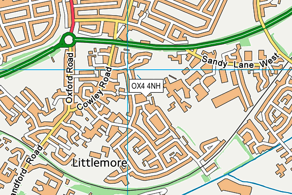 OX4 4NH map - OS VectorMap District (Ordnance Survey)