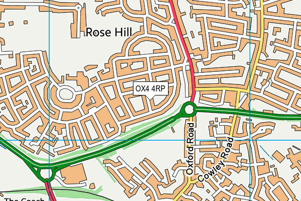 OX4 4RP map - OS VectorMap District (Ordnance Survey)