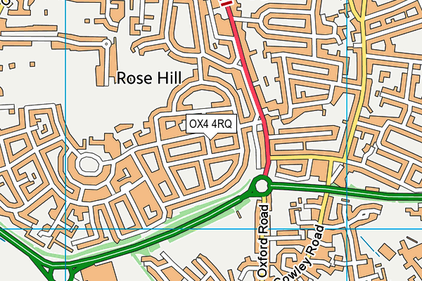 OX4 4RQ map - OS VectorMap District (Ordnance Survey)