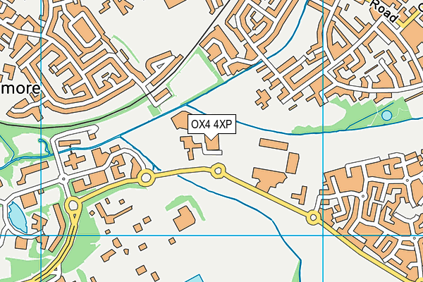 Oxford United (The Kassam Stadium) map (OX4 4XP) - OS VectorMap District (Ordnance Survey)