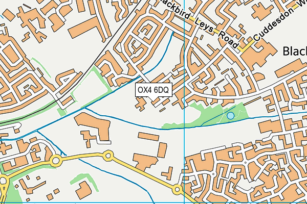 Orion Academy map (OX4 6DQ) - OS VectorMap District (Ordnance Survey)