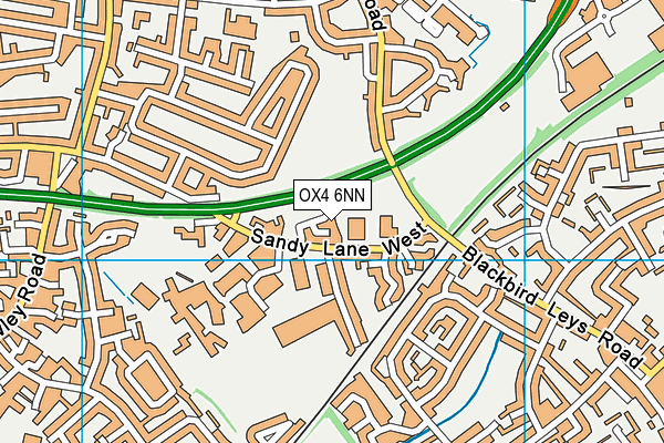 OX4 6NN map - OS VectorMap District (Ordnance Survey)