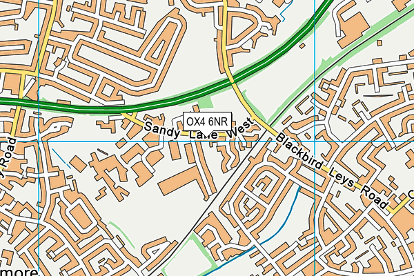 OX4 6NR map - OS VectorMap District (Ordnance Survey)