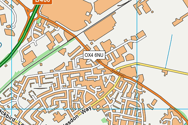 OX4 6NU map - OS VectorMap District (Ordnance Survey)