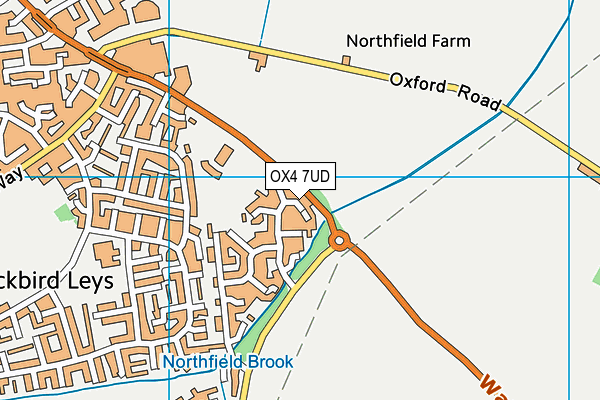 OX4 7UD map - OS VectorMap District (Ordnance Survey)