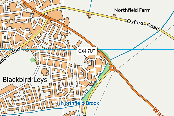 OX4 7UT map - OS VectorMap District (Ordnance Survey)