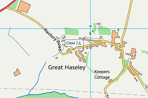 OX44 7JL map - OS VectorMap District (Ordnance Survey)